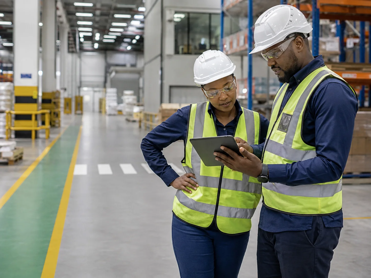 Occupational health and safety inspection in a workplace